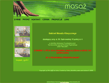 Tablet Screenshot of masaz.tbg.net.pl